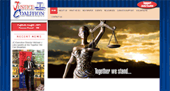Desktop Screenshot of justicecoalition.org